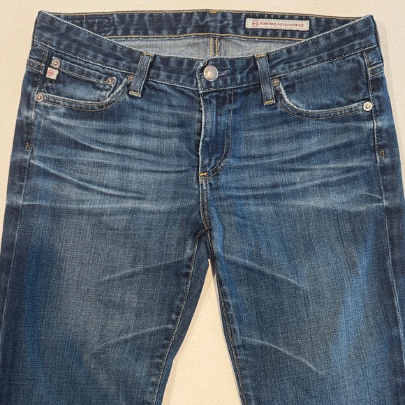 AG Adriano Goldschmied Blue Boot Cut Jeans - Picture 1 of 6